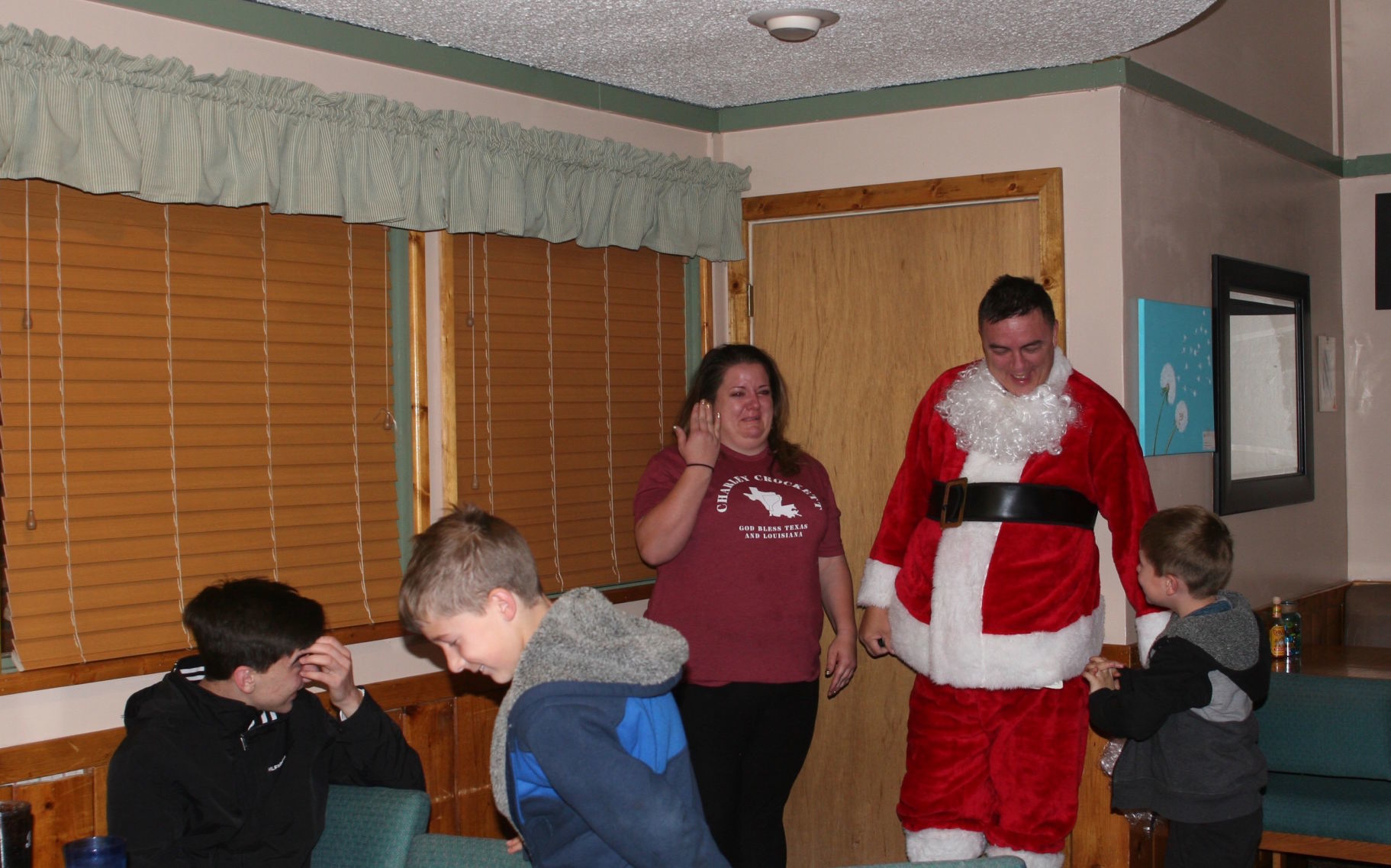 Great grandmother brings Dad home for Christmas